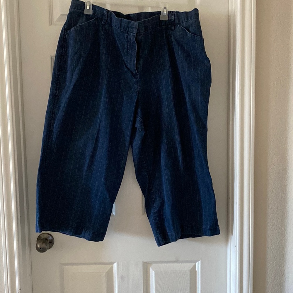 Denim capris